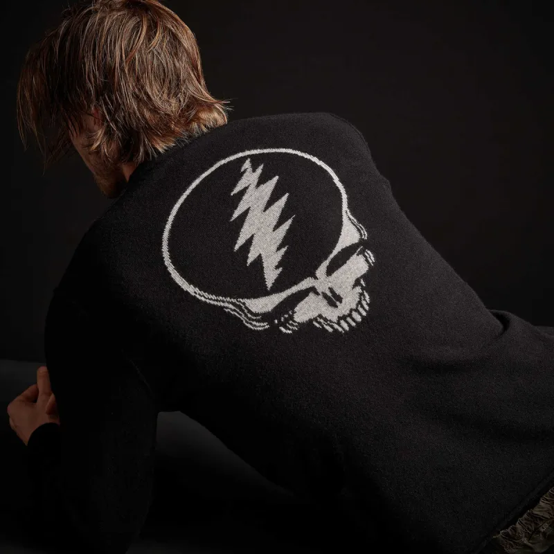 Grateful Dead Recycled Cashmere Sweater - Black sold by James Perse
