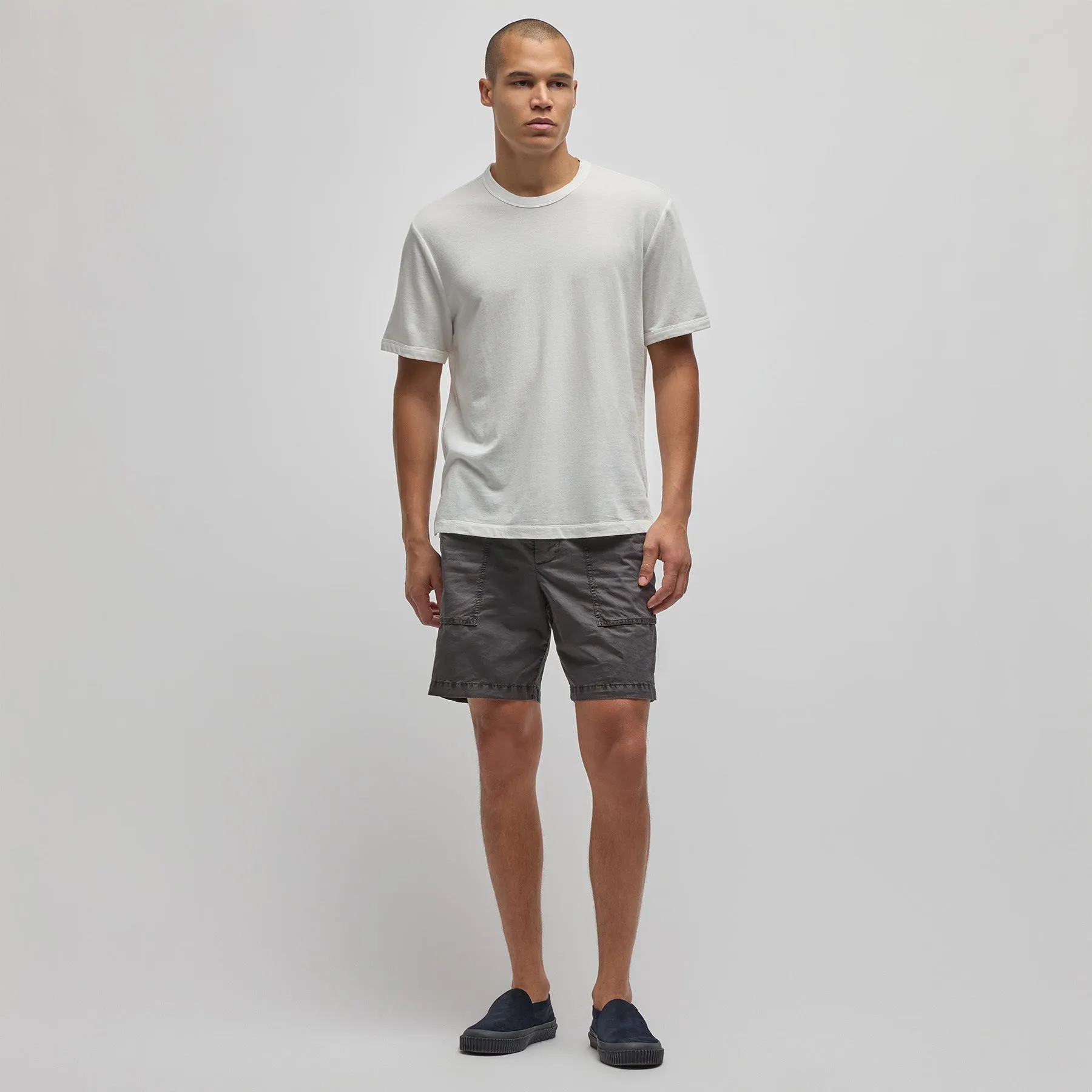 Lightweight French Terry Tee - Cotton sold by James Perse product image thumbnail 4