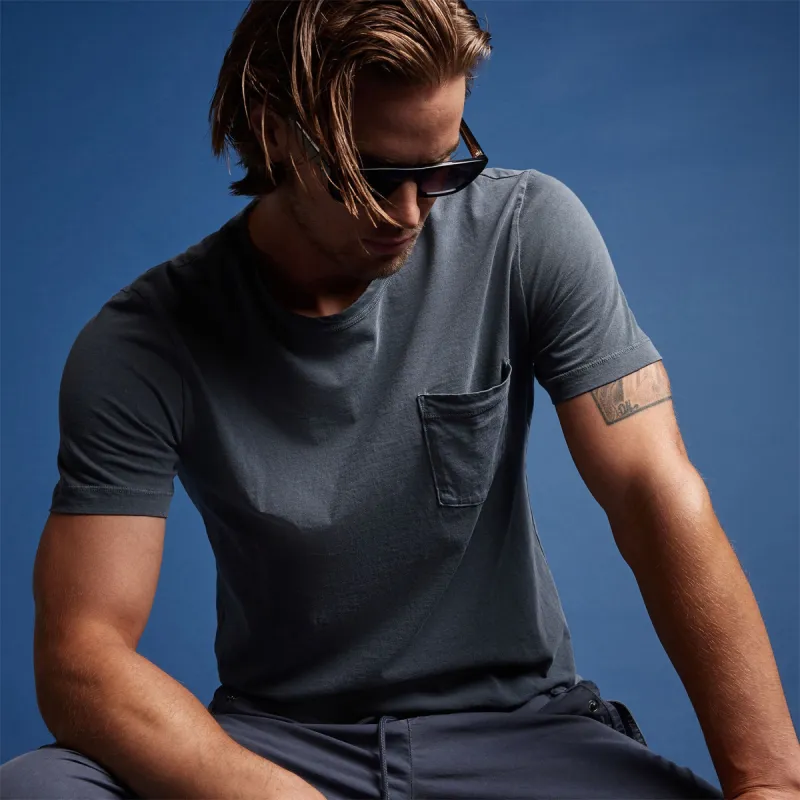 Lightweight Jersey Pocket Tee - Maine Pigment sold by James Perse