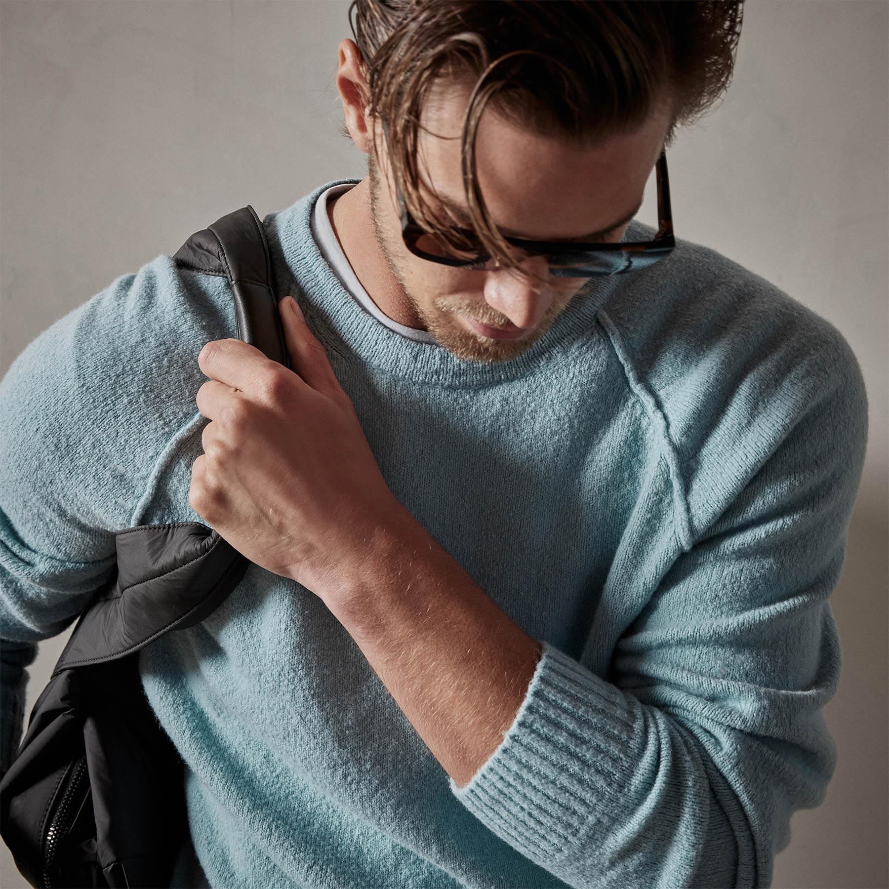 Bayshore Cashmere Sweater - Baby Blue sold by James Perse product image thumbnail 2