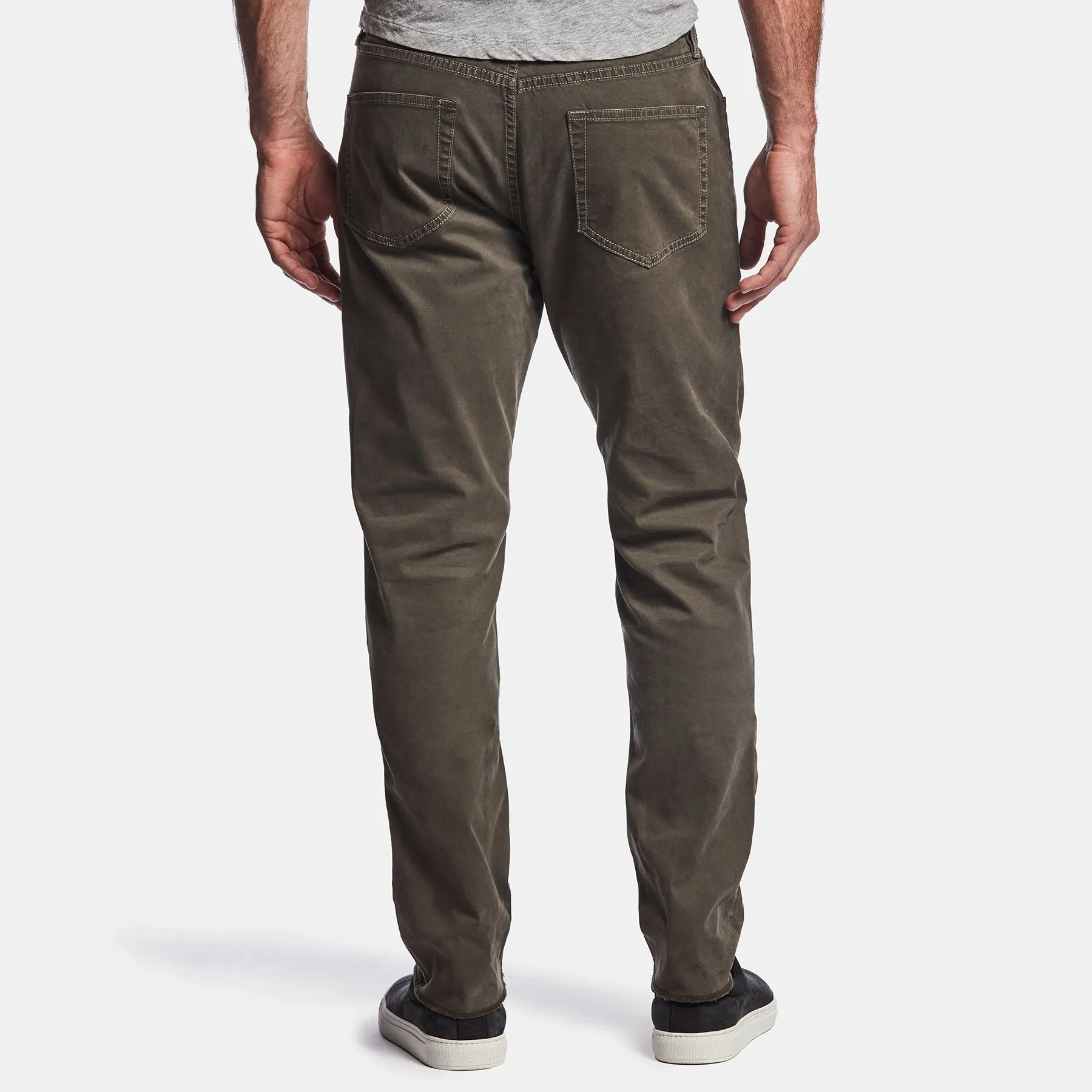 Brushed Twill 5 Pocket Pant - Tent Pigment sold by James Perse product image thumbnail 4
