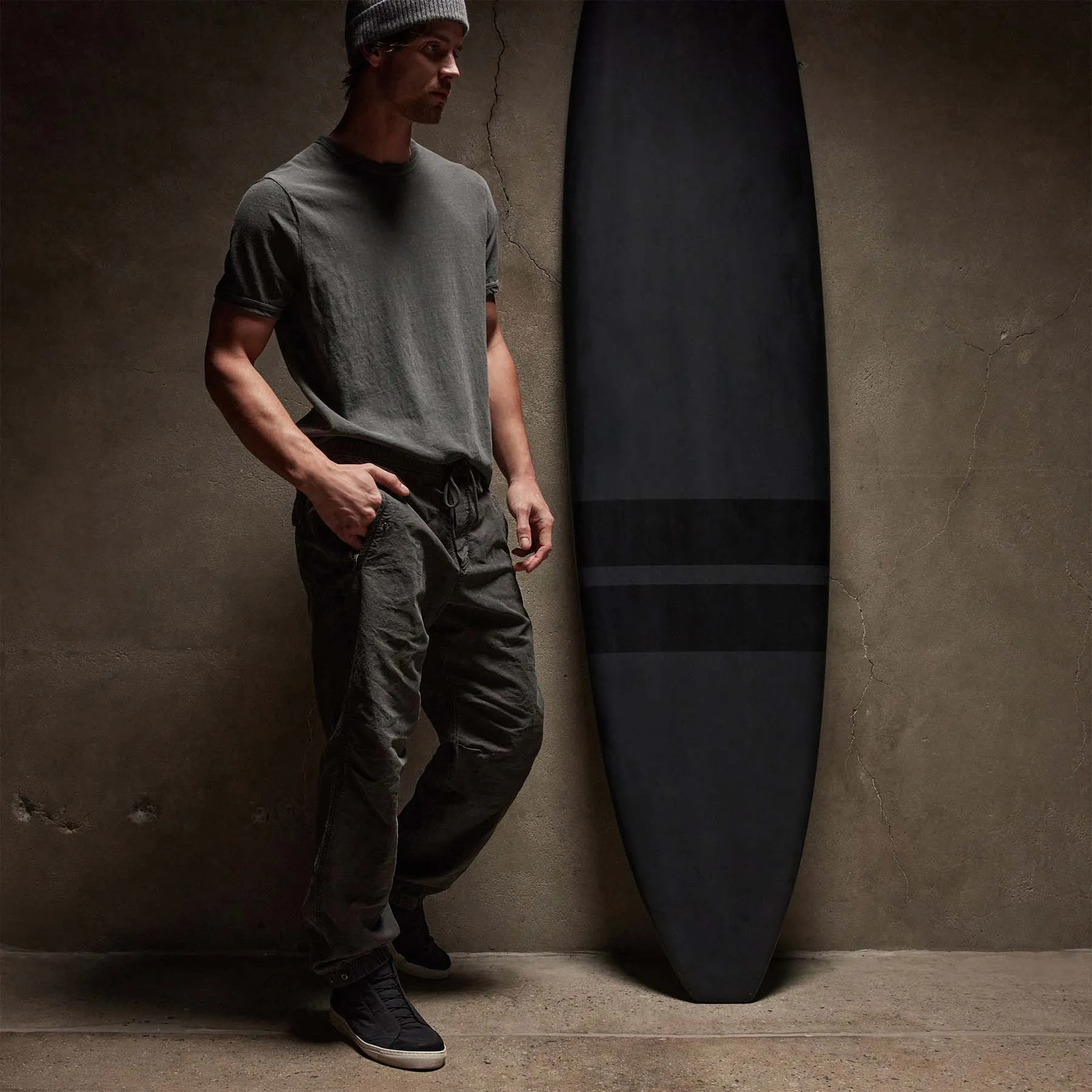 Textured Flight Pant - Pipe Pigment sold by James Perse product image thumbnail 2