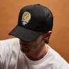 Grateful Dead Embroidered Trucker - Black sold by James Perse