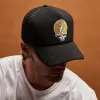 Grateful Dead Embroidered Trucker - Black sold by James Perse