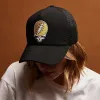 Grateful Dead Embroidered Trucker - Black sold by James Perse