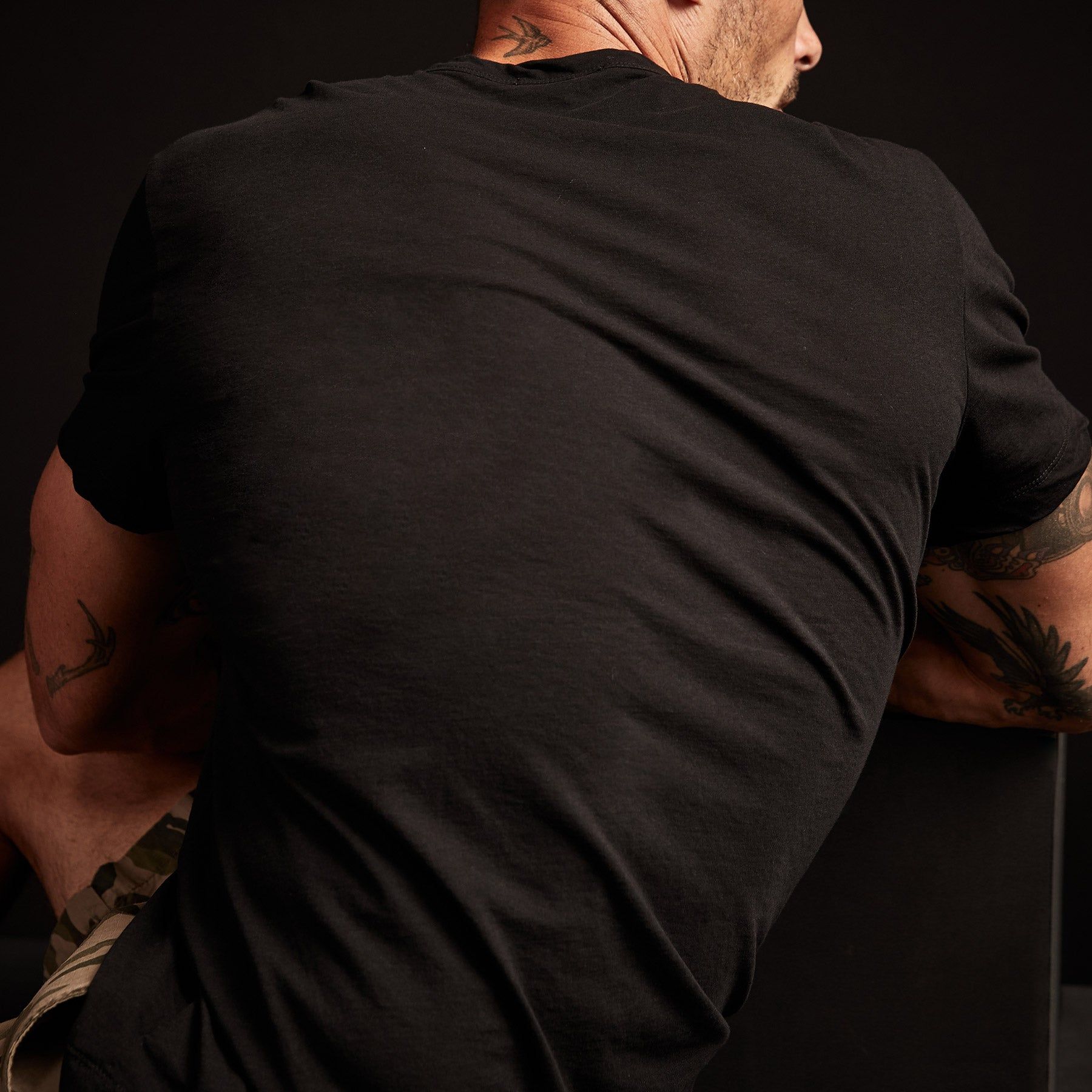 High Twist Recycled Jersey Pocket Tee - Black sold by James Perse product image thumbnail 3