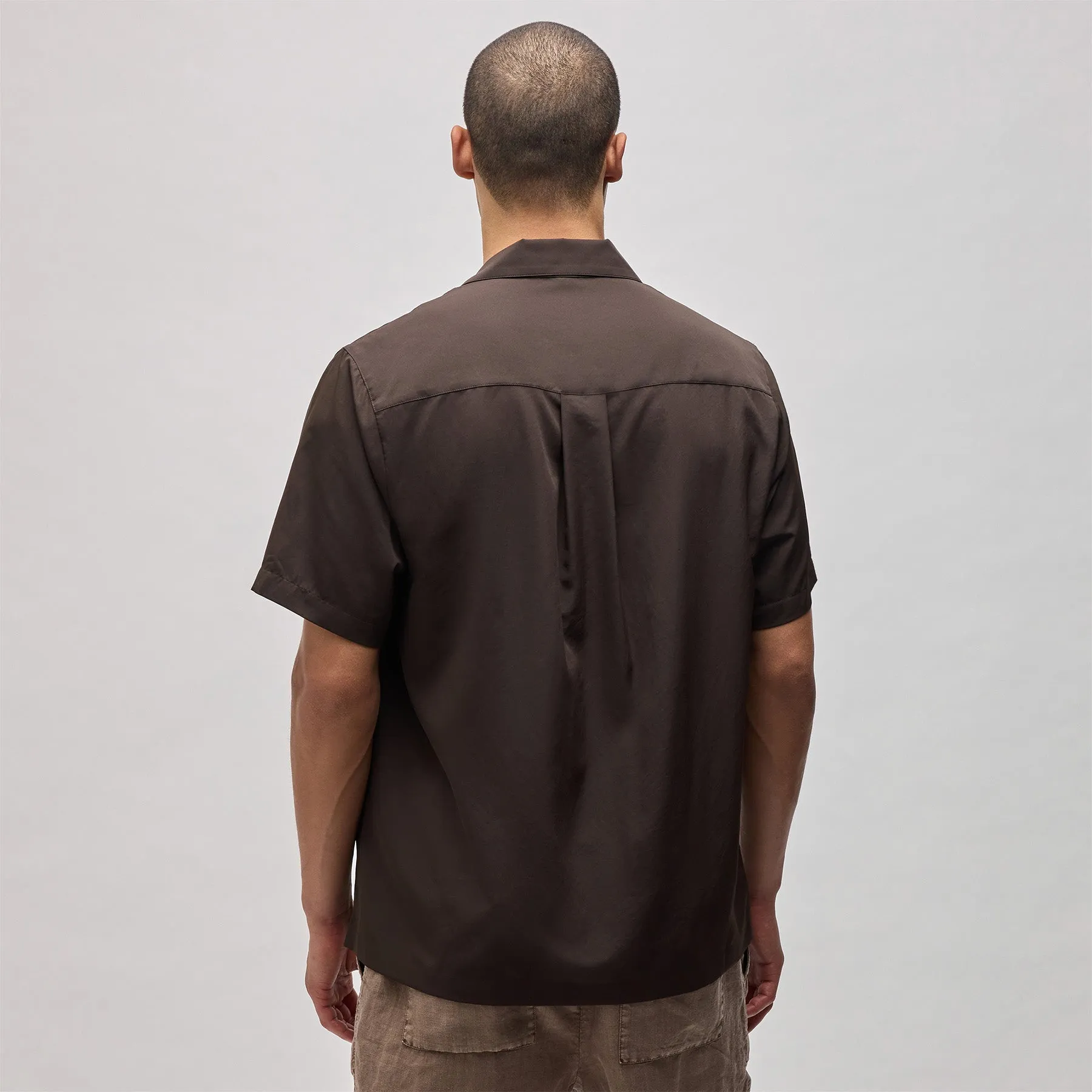 Matte Cabana Short Sleeve Shirt - Porcupine sold by James Perse product image thumbnail 3