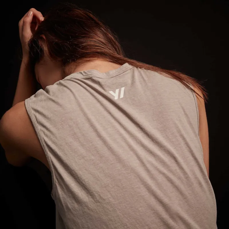 Melange Jersey Muscle Tank - Dapple sold by James Perse