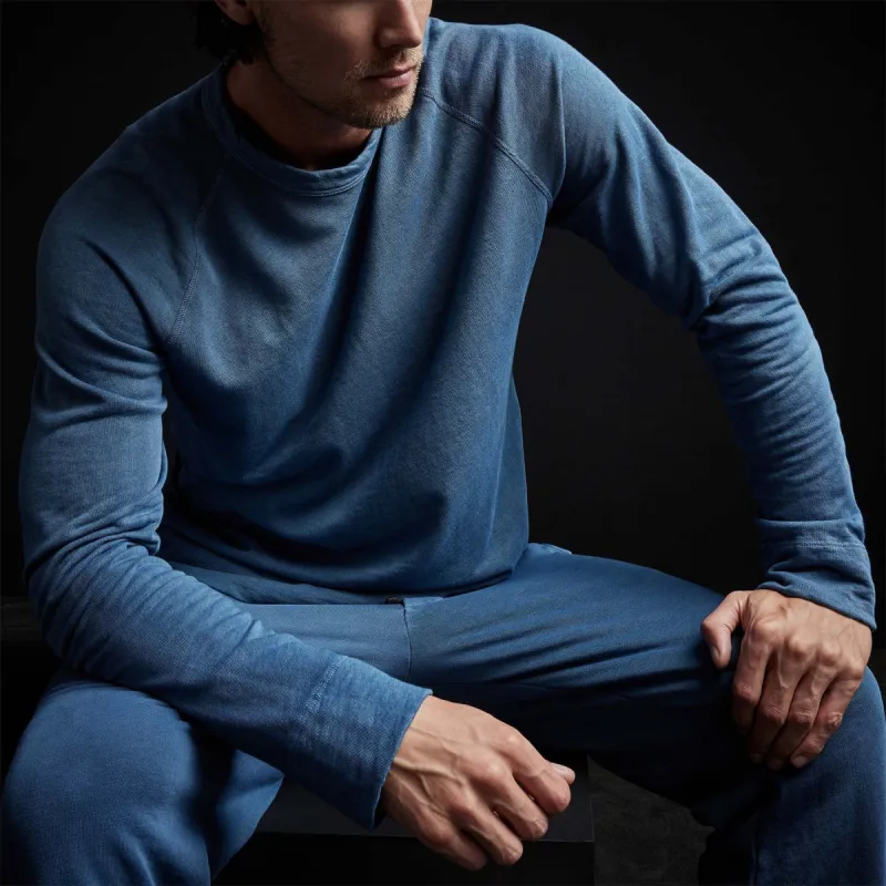 Vintage French Terry Sweatshirt - Lake Pigment sold by James Perse