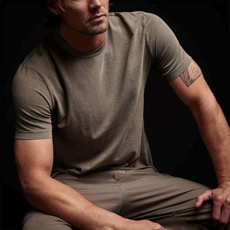 Short Sleeve Crew Neck - Ammo Pigment sold by James Perse