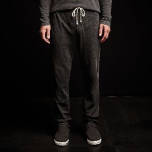 Vintage Fleece Contrast Waist Sweatpant - Carbon Pigment sold by James Perse
