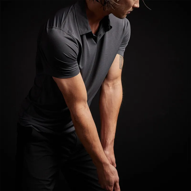 Performance Knit Polo - Slate sold by James Perse