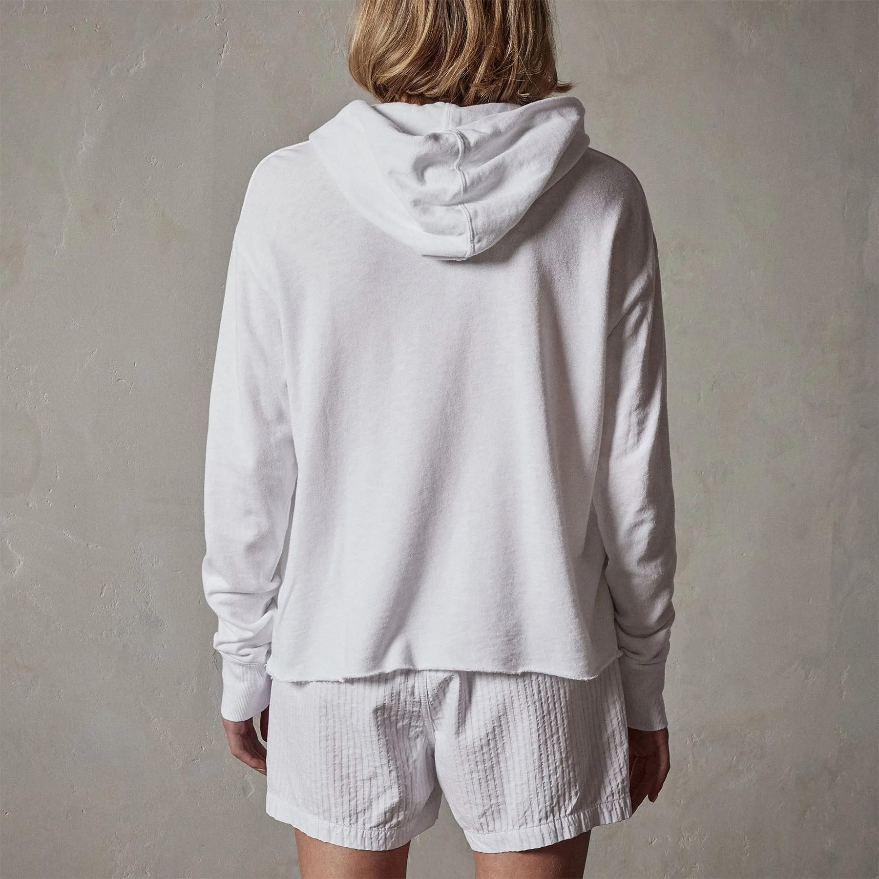 Hooded Sweat Top - White sold by James Perse product image thumbnail 5