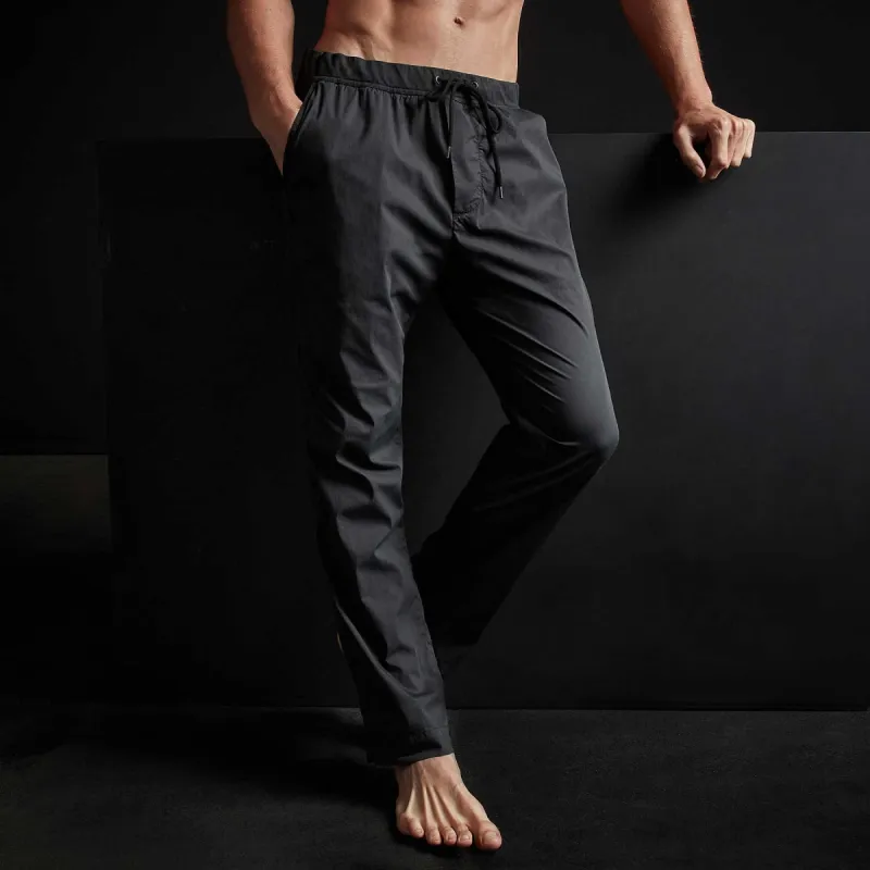 Stretch Cotton Lounge Pant - Black sold by James Perse