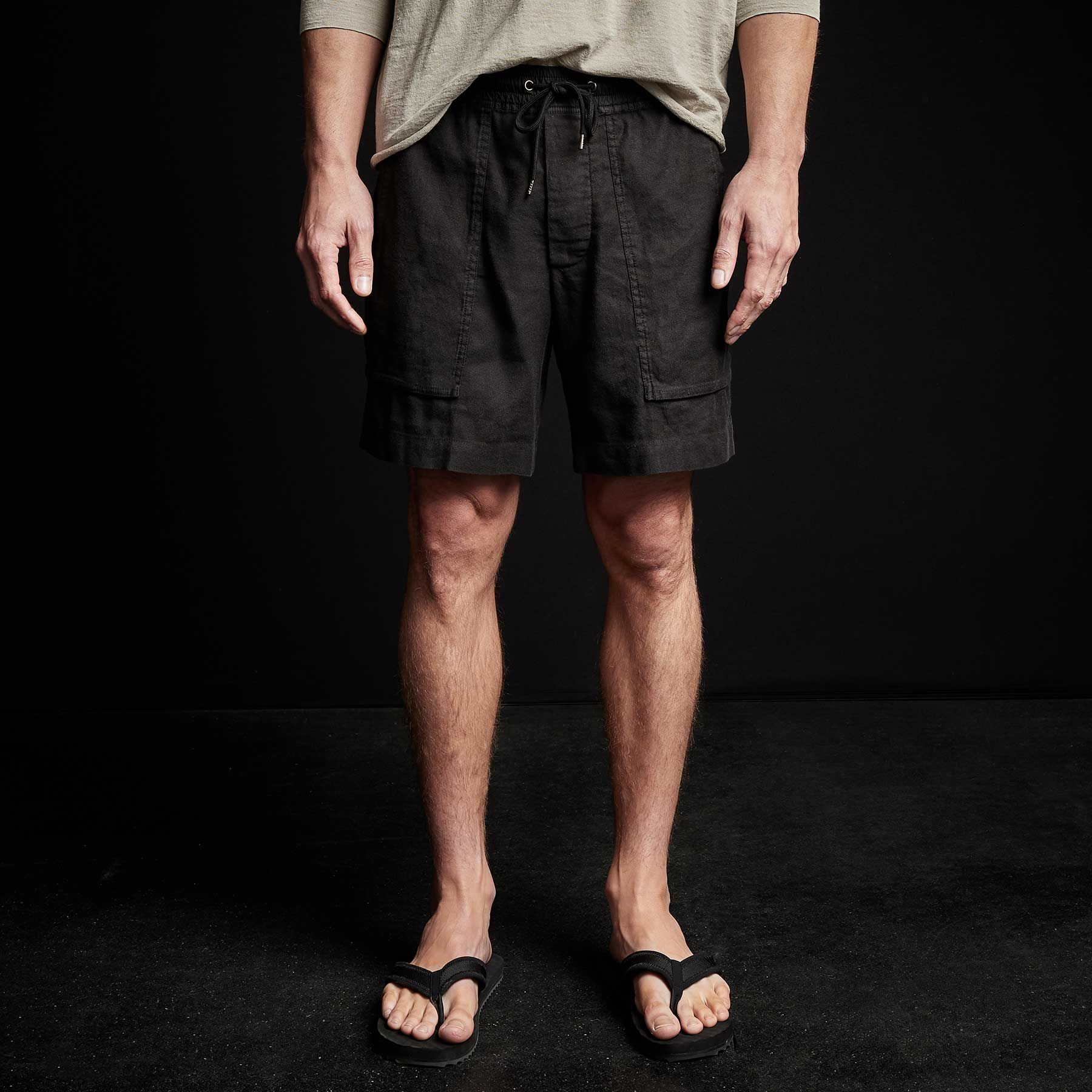 Patch Pocket Short - Black sold by James Perse product image thumbnail 3