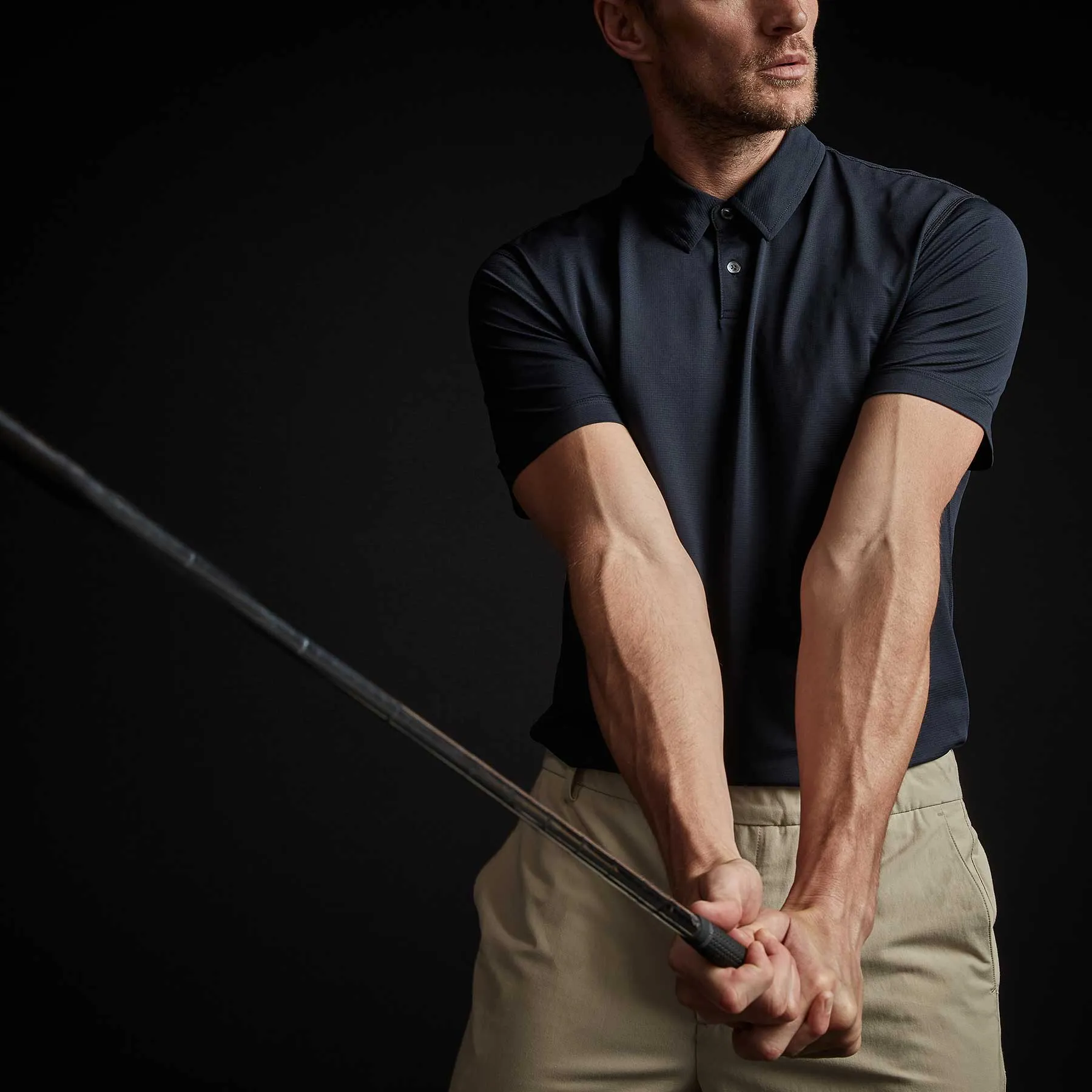 Performance Knit Polo - Deep sold by James Perse product image thumbnail 4