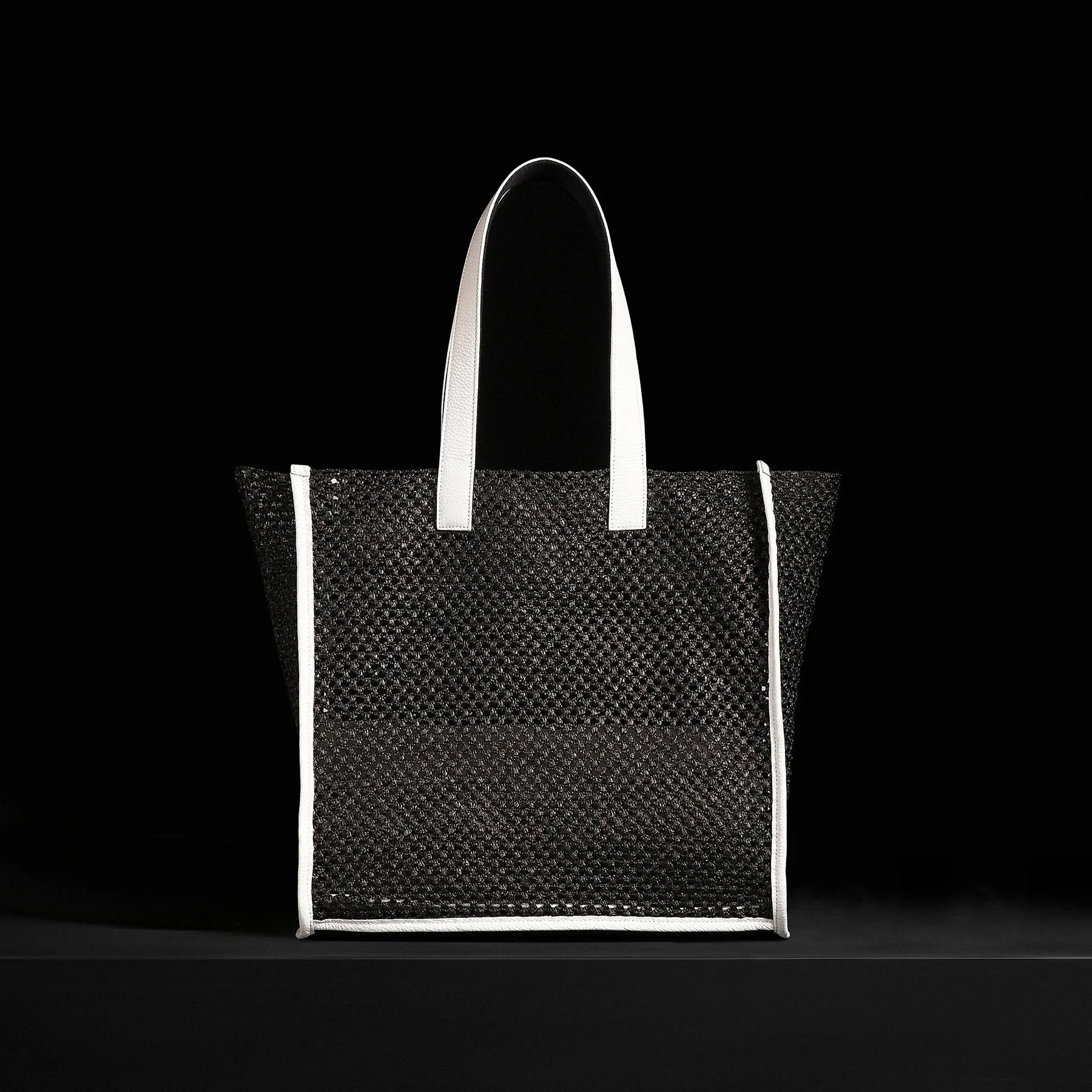 Raffia Tote - Black Sea sold by James Perse product image thumbnail 3
