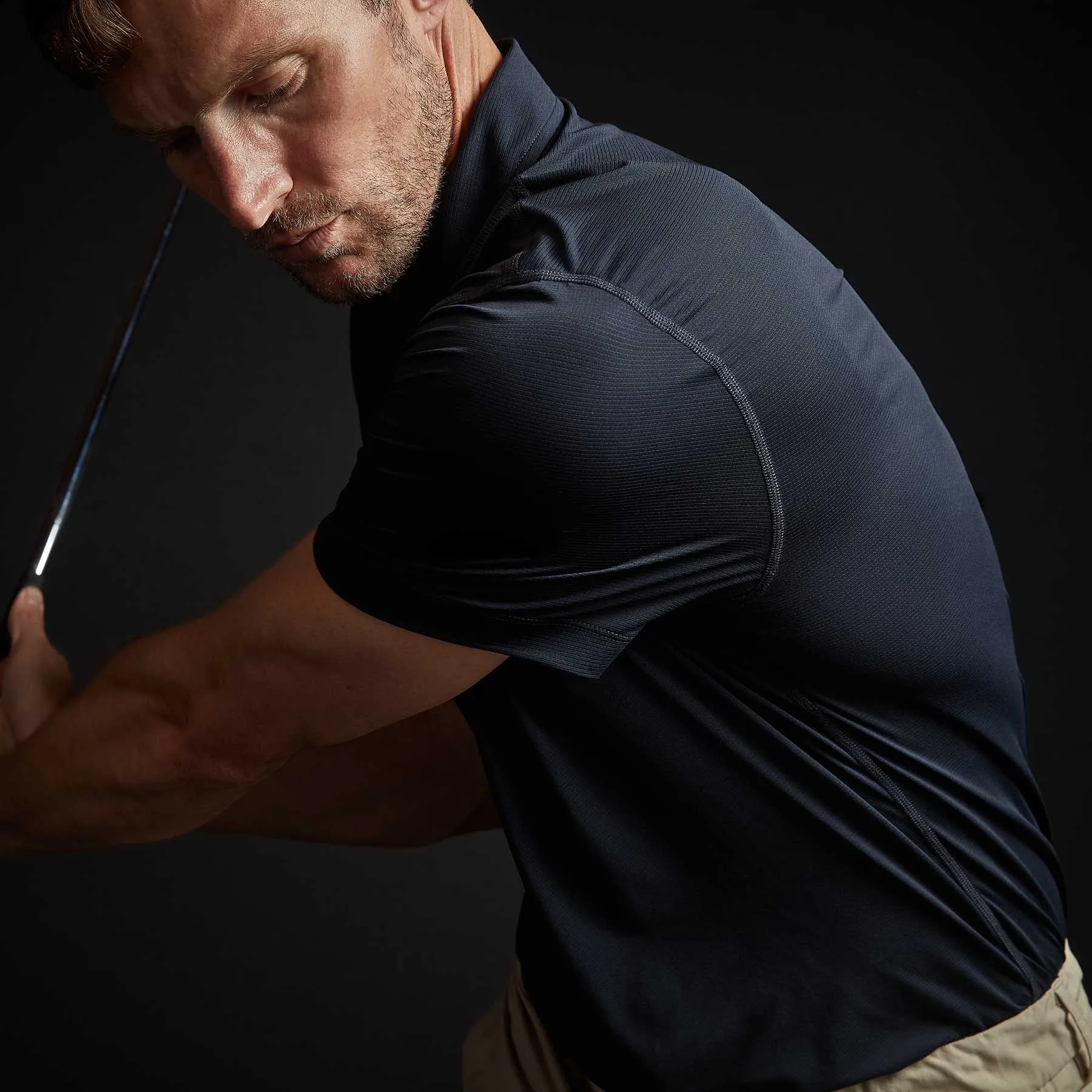 Performance Knit Polo - Deep sold by James Perse product image thumbnail 5