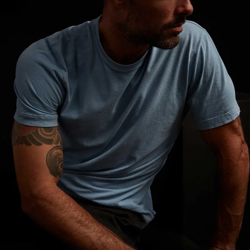 Short Sleeve Crew Neck - Delta Pigment sold by James Perse