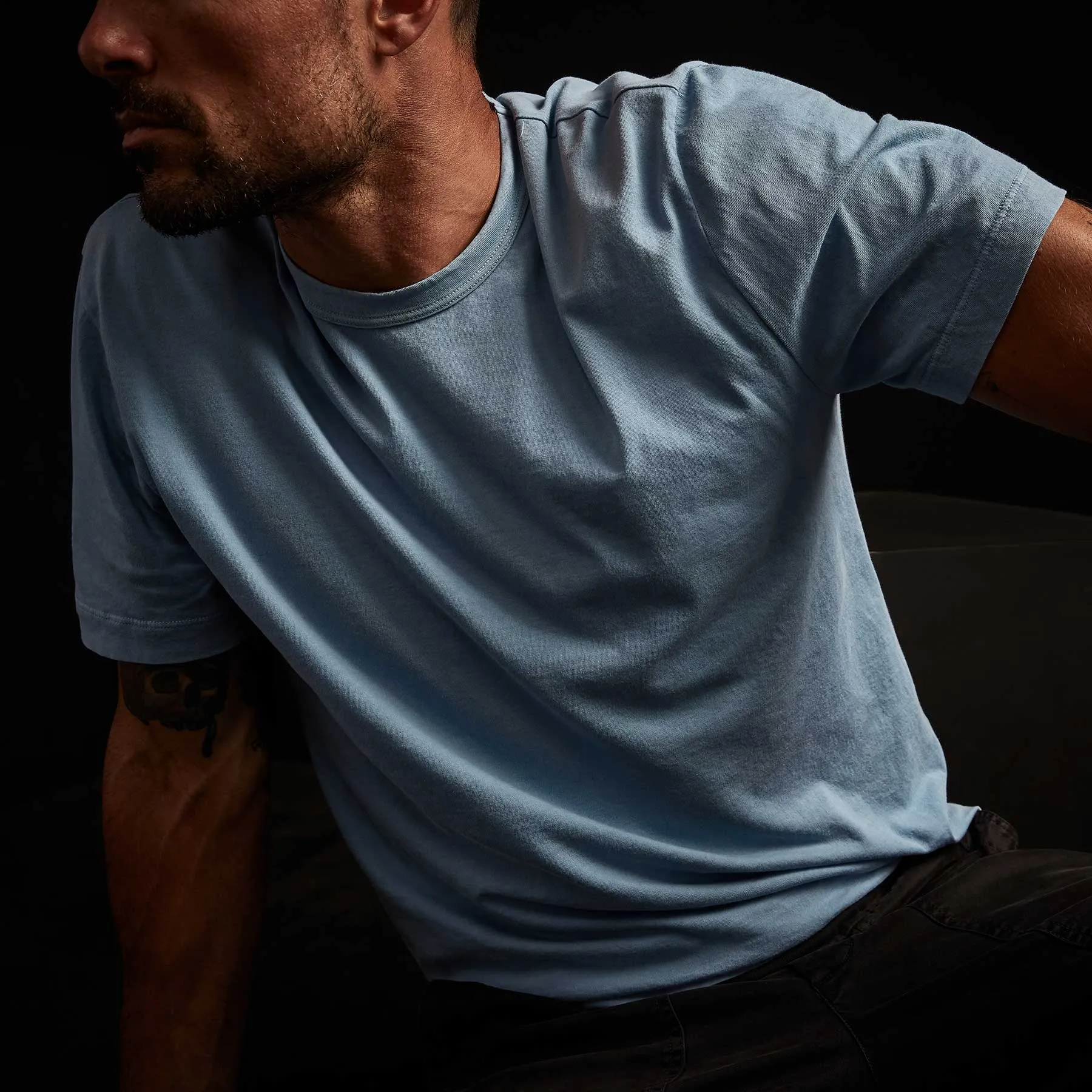 Short Sleeve Crew Neck - Delta Pigment sold by James Perse product image thumbnail 2