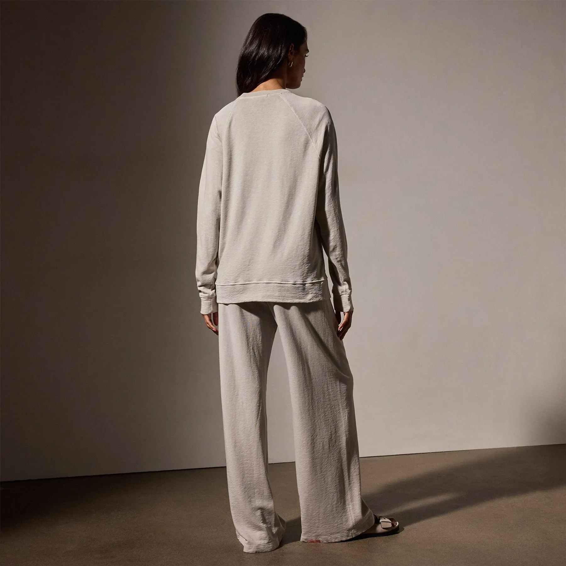 Vintage French Terry Relaxed Sweatshirt - Salt Pigment sold by James Perse product image thumbnail 4