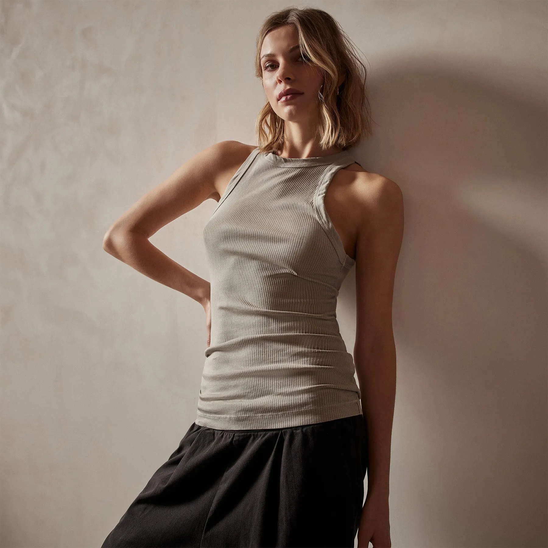 Sunset Tank - Dapple Pigment sold by James Perse product image thumbnail 3