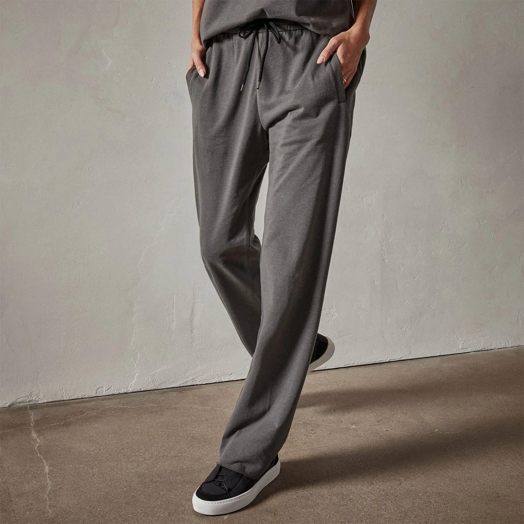 Recycled Feather Weight Terry Sweatpant - Fin sold by James Perse
