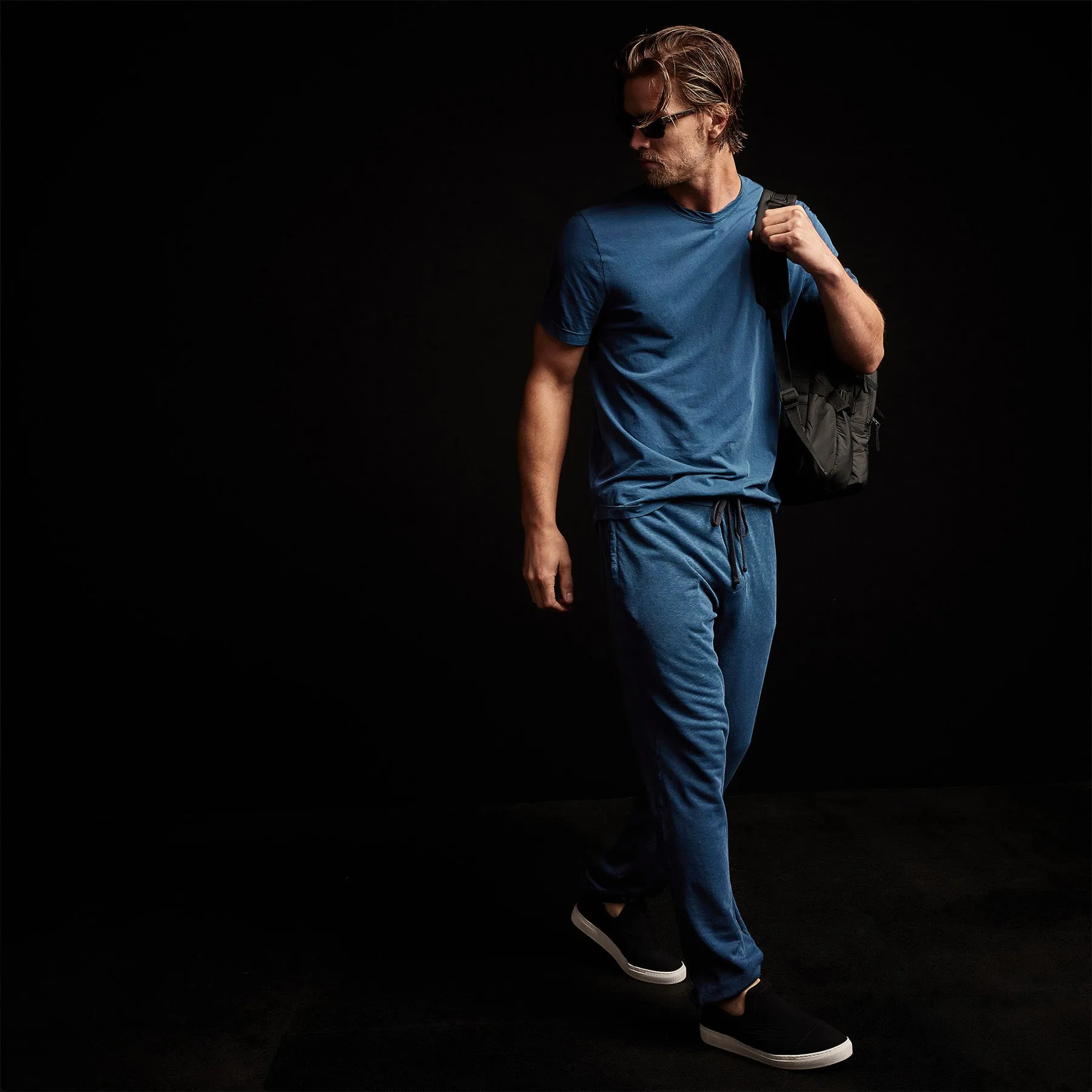 Vintage French Terry Sweatpant - Lake Pigment sold by James Perse