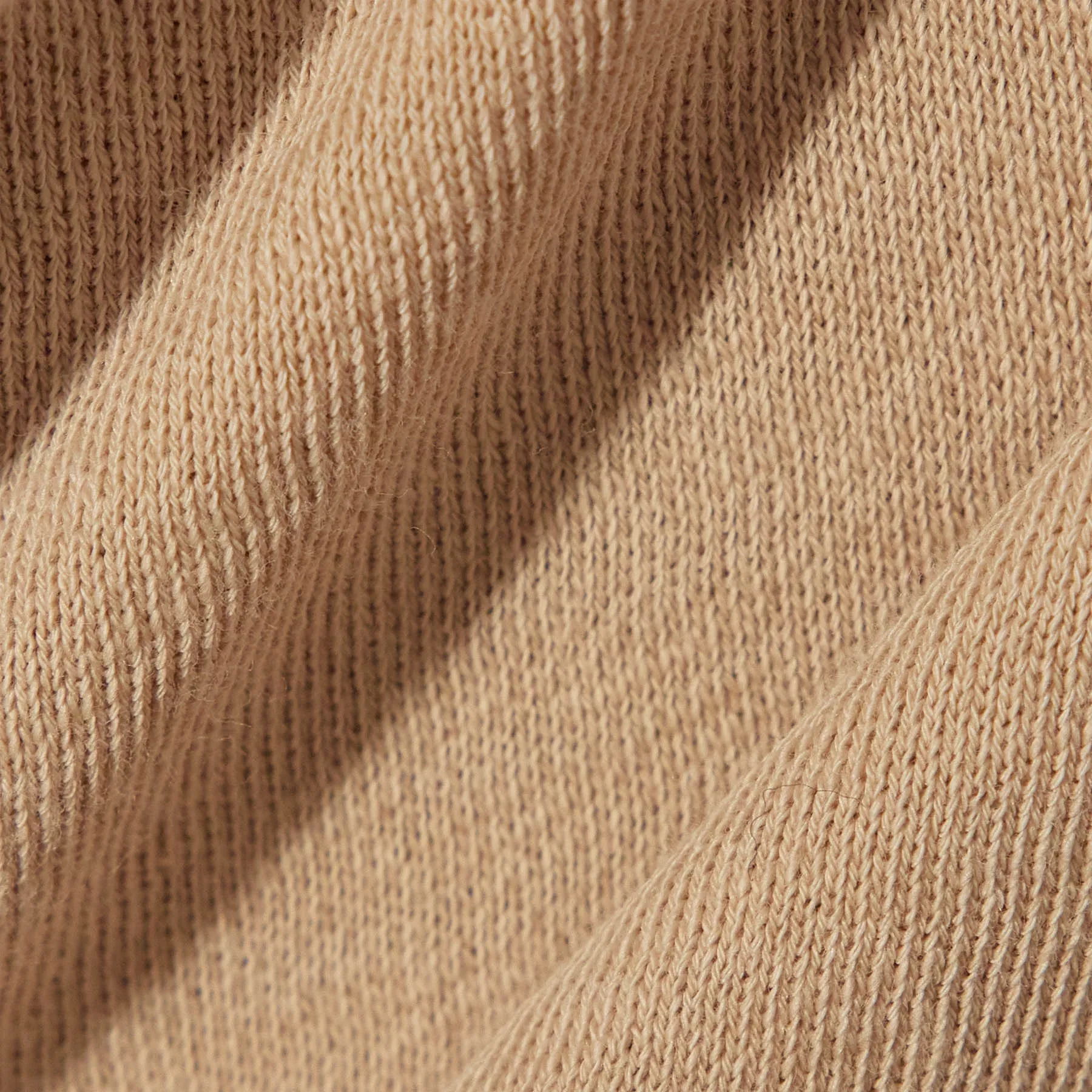 Vintage French Terry Zip Up Hoodie - Sand Dune Pigment sold by James Perse product image thumbnail 5