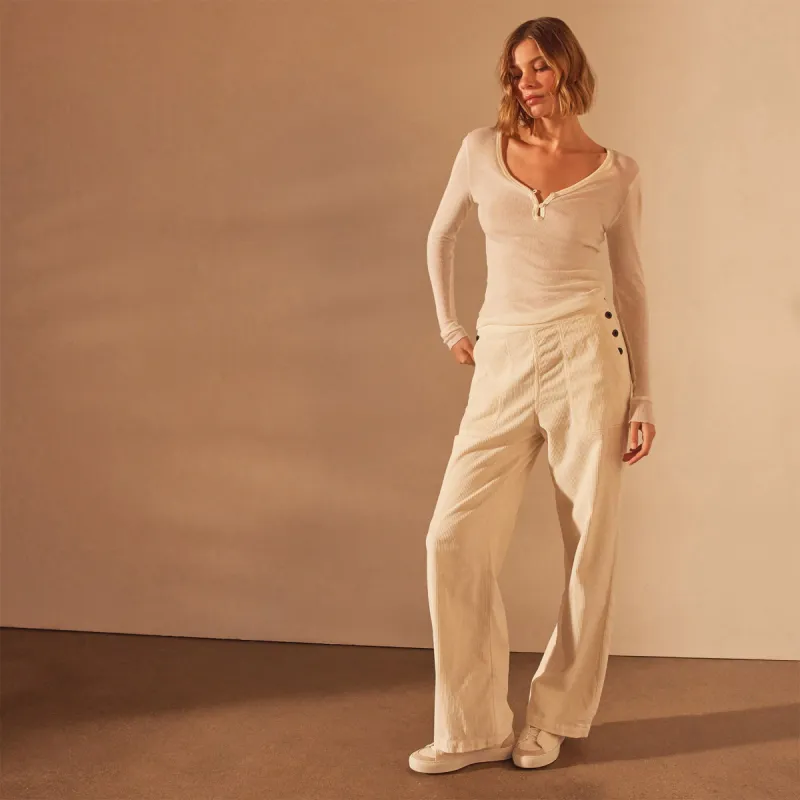 Pacifica Corduroy Pant - Canvas Pigment sold by James Perse