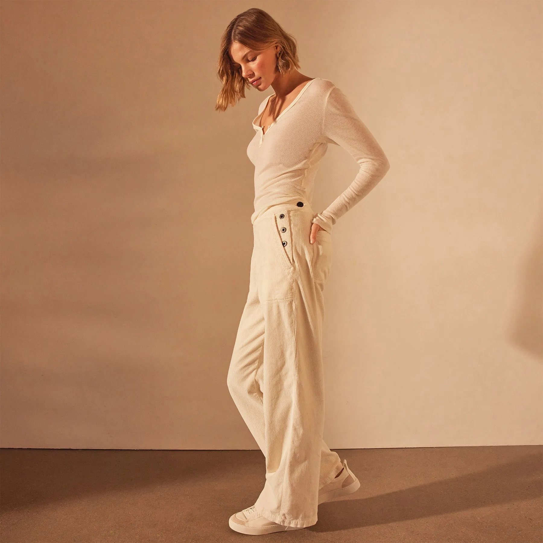 Pacifica Corduroy Pant - Canvas Pigment sold by James Perse product image thumbnail 3