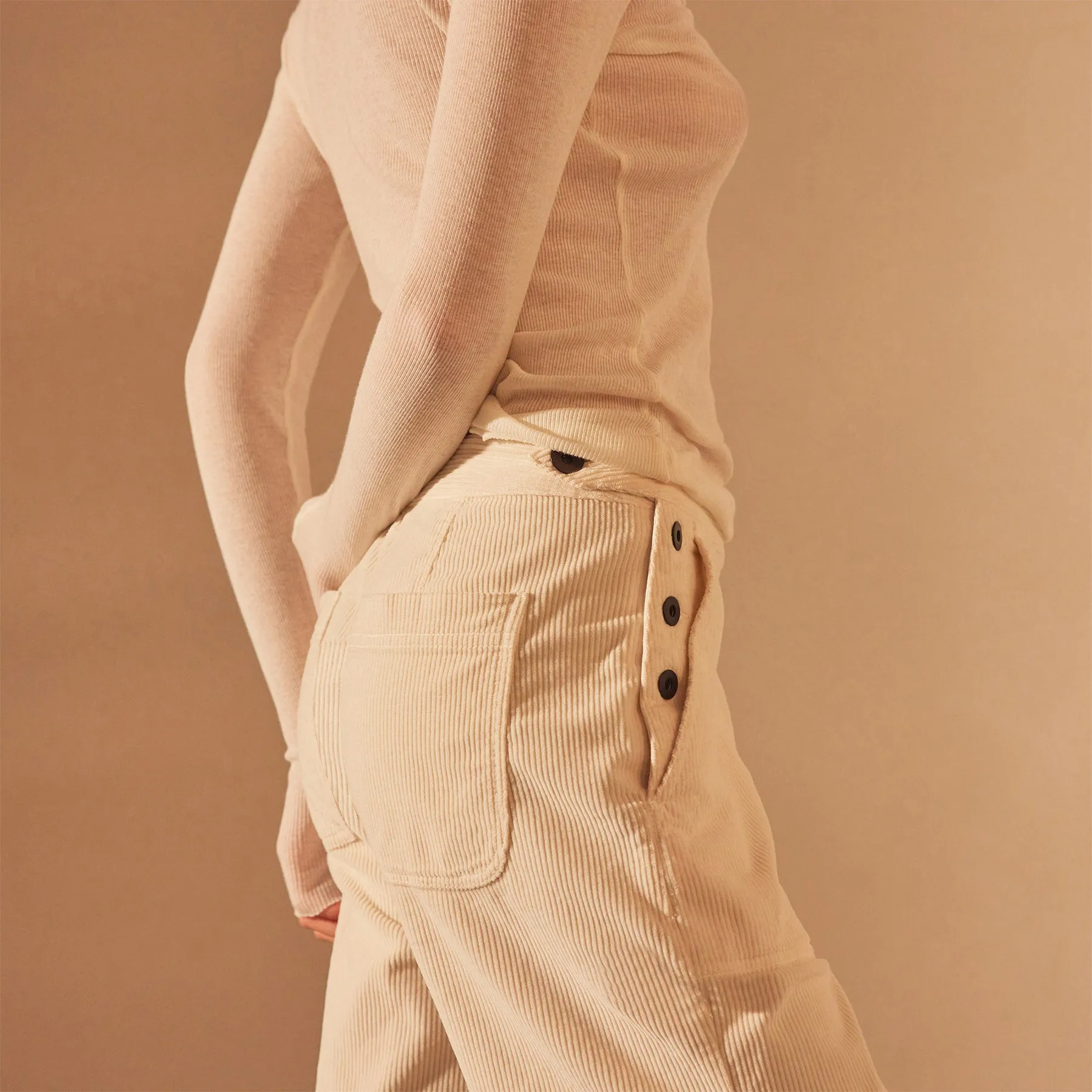 Pacifica Corduroy Pant - Canvas Pigment sold by James Perse product image thumbnail 4