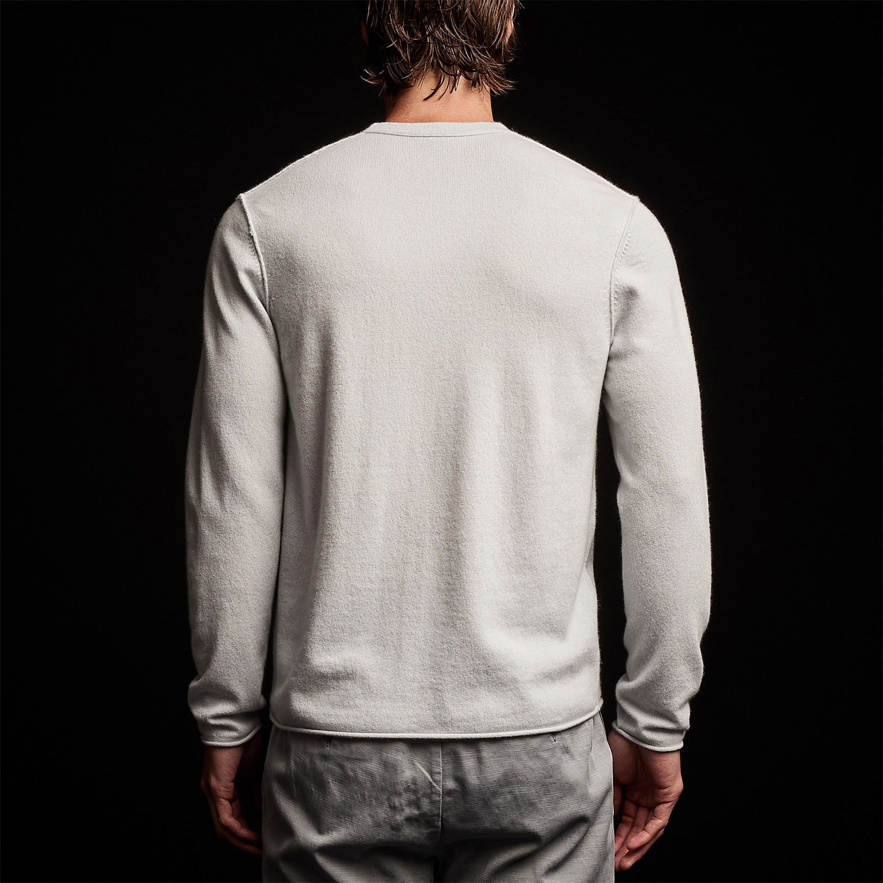 Recycled Cashmere Crew Neck Sweater - Clear Blue sold by James Perse product image thumbnail 5
