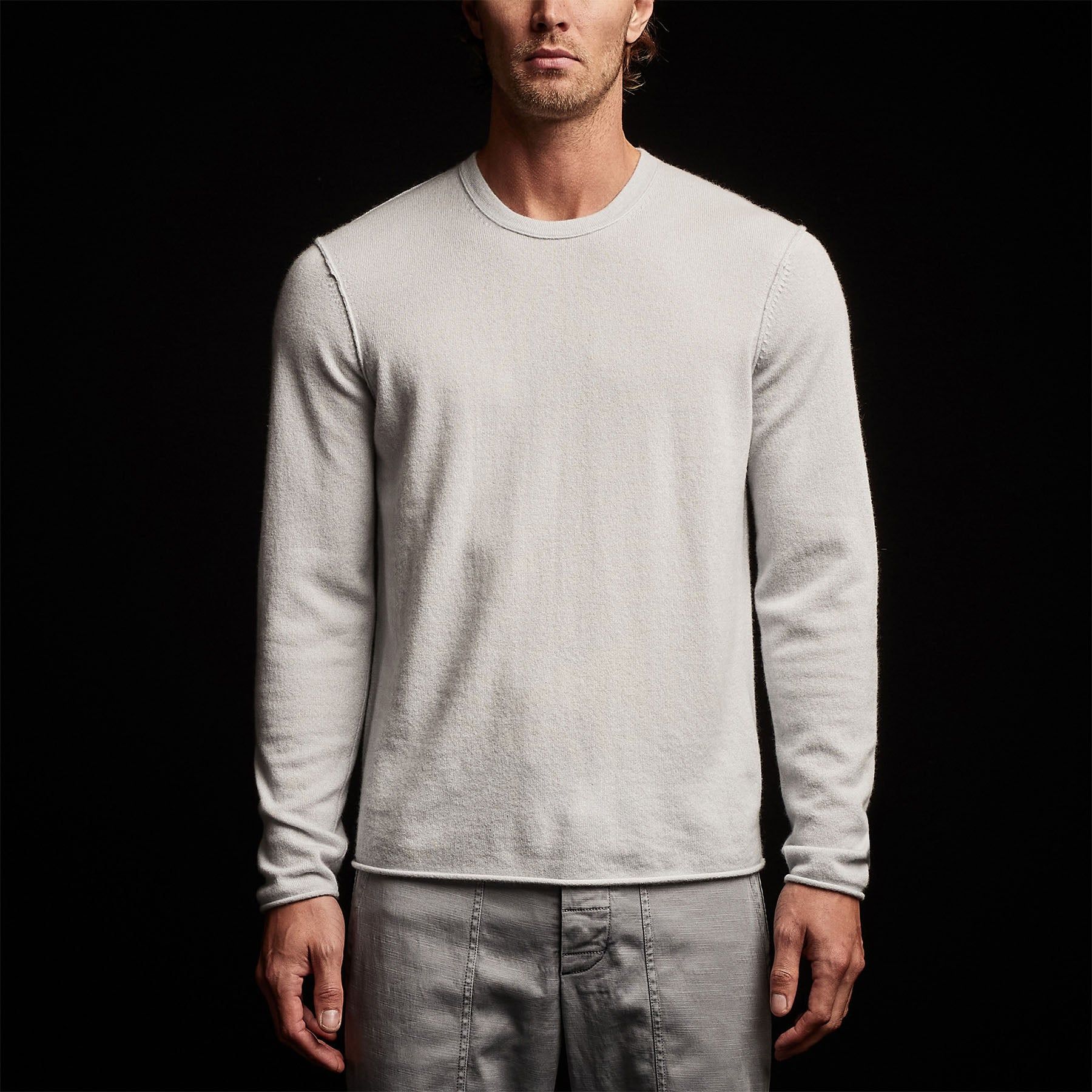 Recycled Cashmere Crew Neck Sweater - Clear Blue sold by James Perse product image thumbnail 4