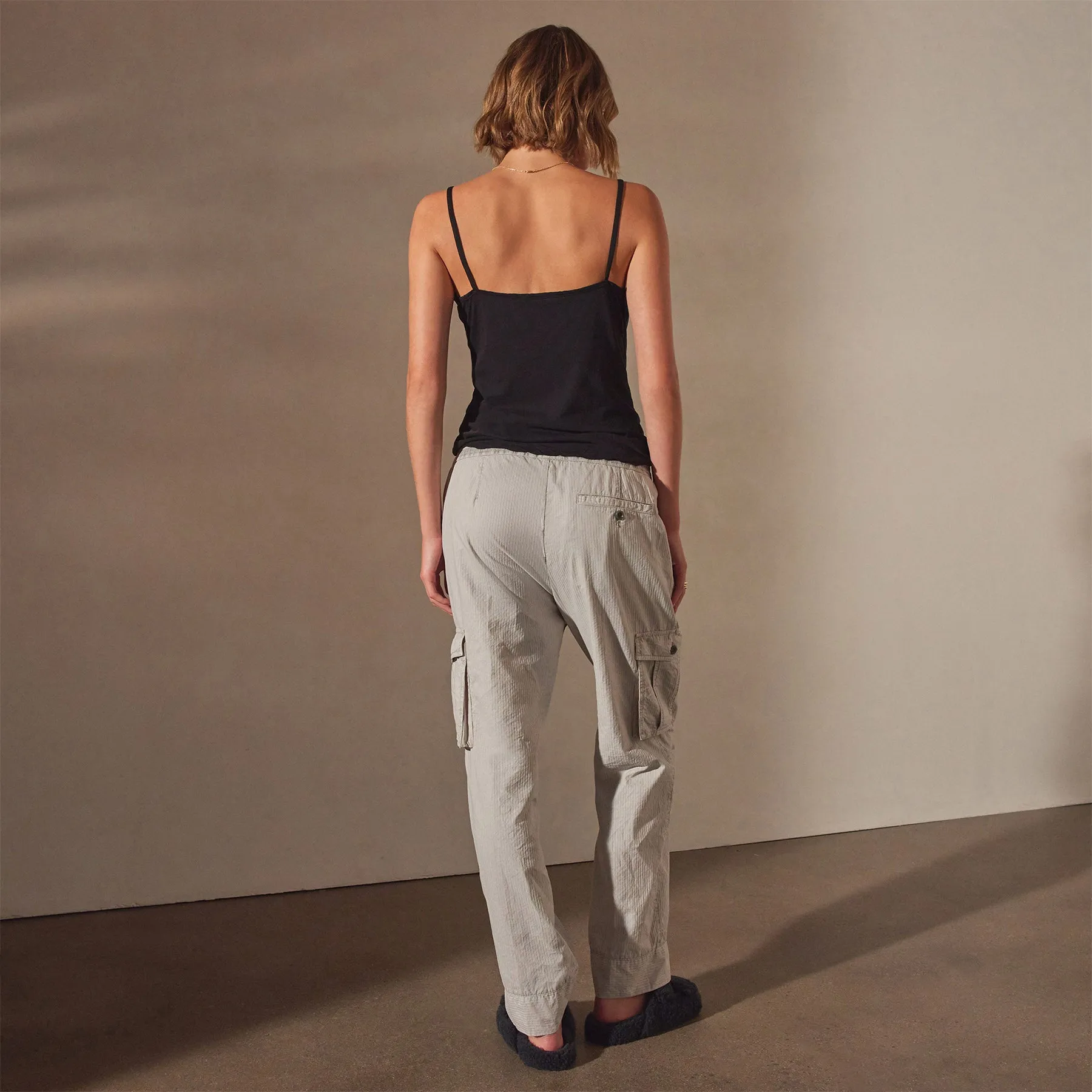 Seersucker Cargo Pant - Salt Pigment sold by James Perse product image thumbnail 3