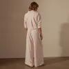 Lightweight Matte Satin Wide Leg Pant - Zephyr sold by James Perse