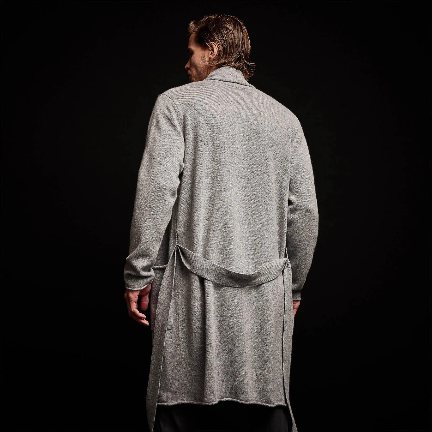 Recycled Cashmere Robe - Heather Grey sold by James Perse product image thumbnail 4