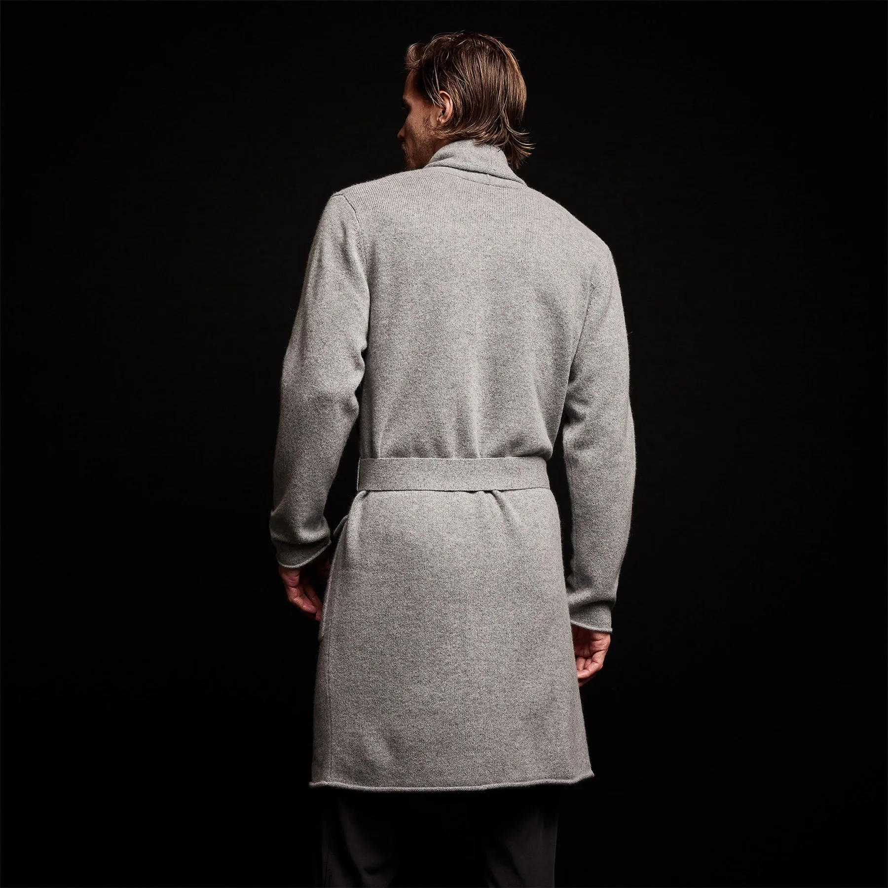 Recycled Cashmere Robe - Heather Grey sold by James Perse product image thumbnail 3