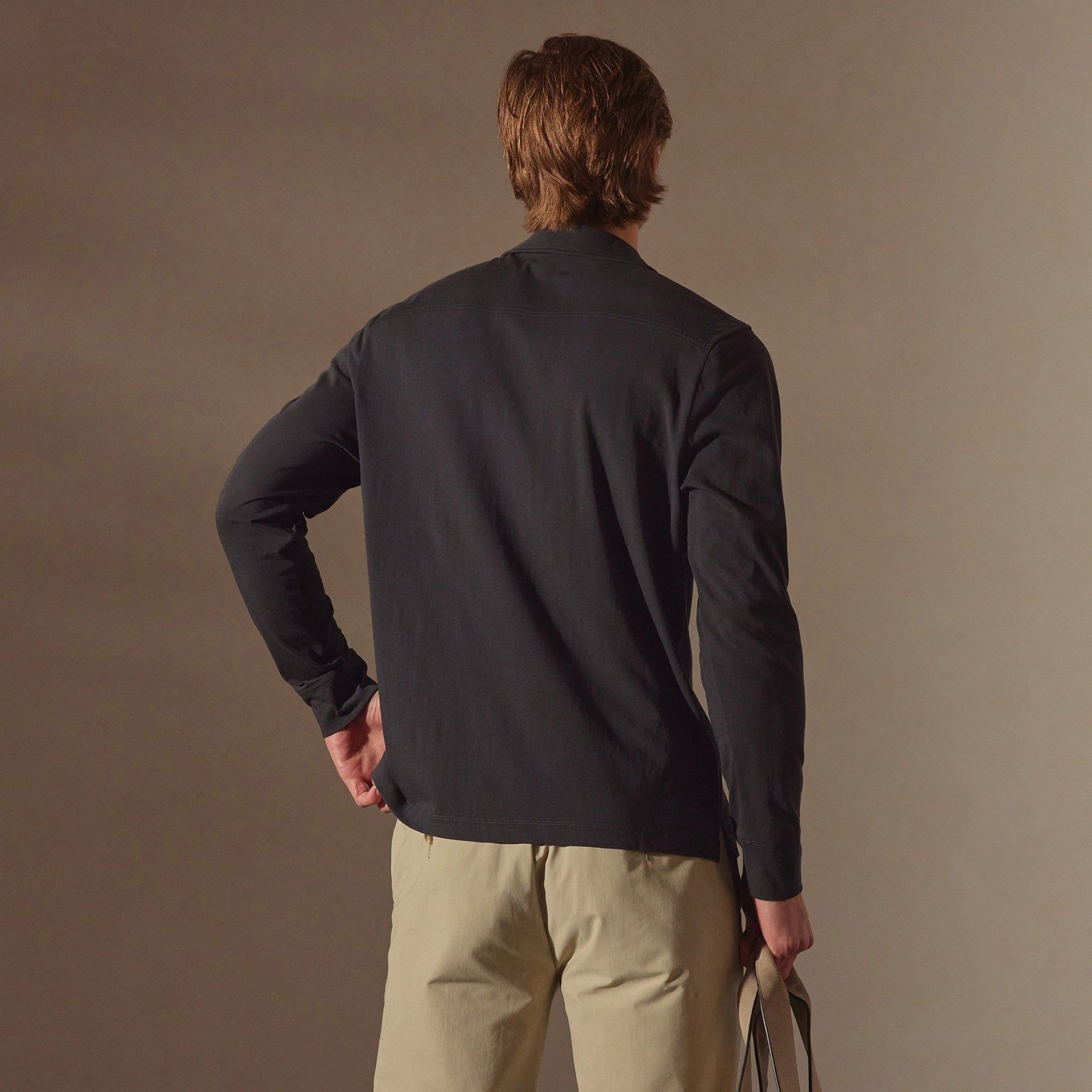 Clean Finish Jersey Shirt - Magma sold by James Perse product image thumbnail 5