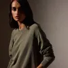 Vintage French Terry Relaxed Sweatshirt - Trooper Pigment sold by James Perse