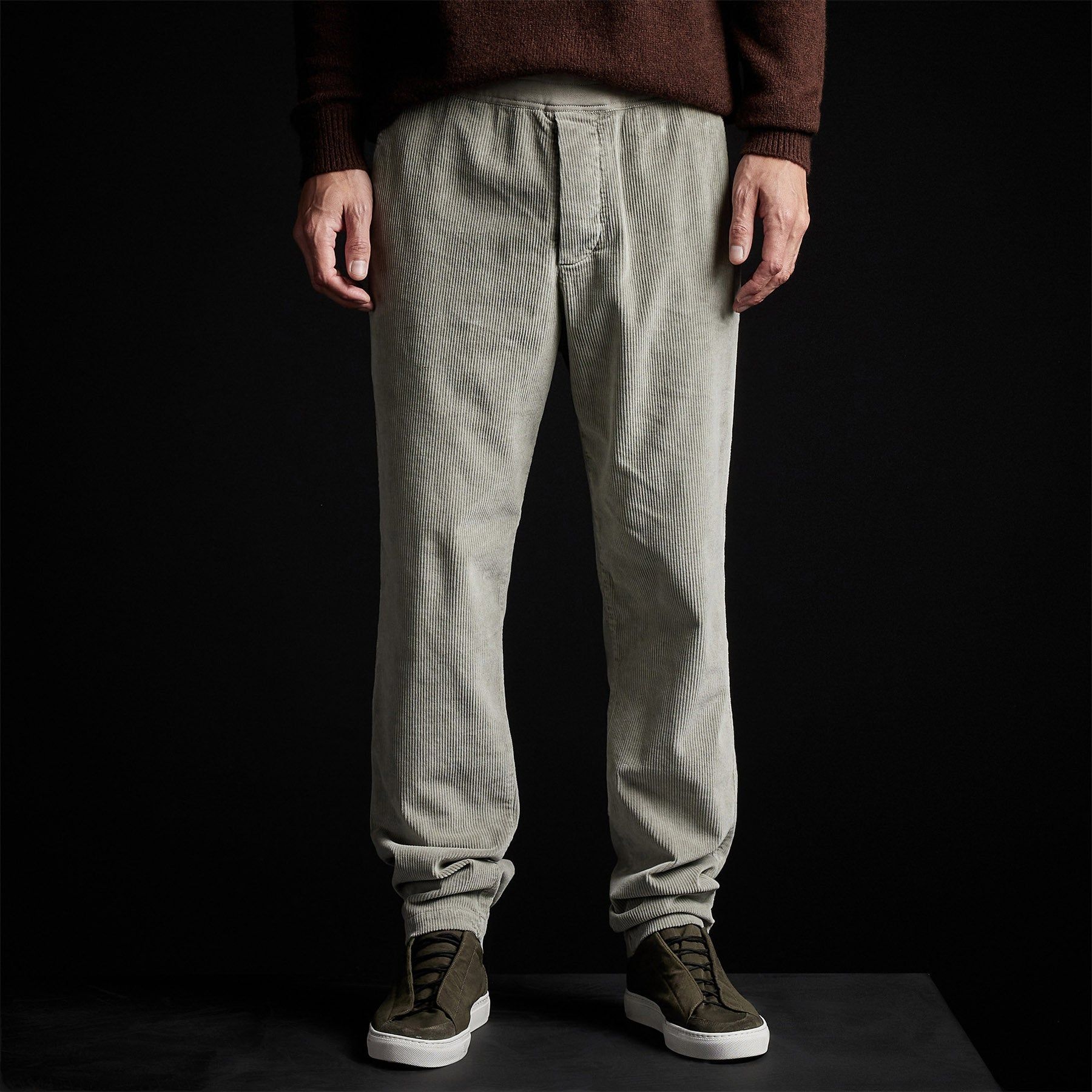 Relaxed Fit Corduroy Chino - Concrete Pigment sold by James Perse product image thumbnail 5