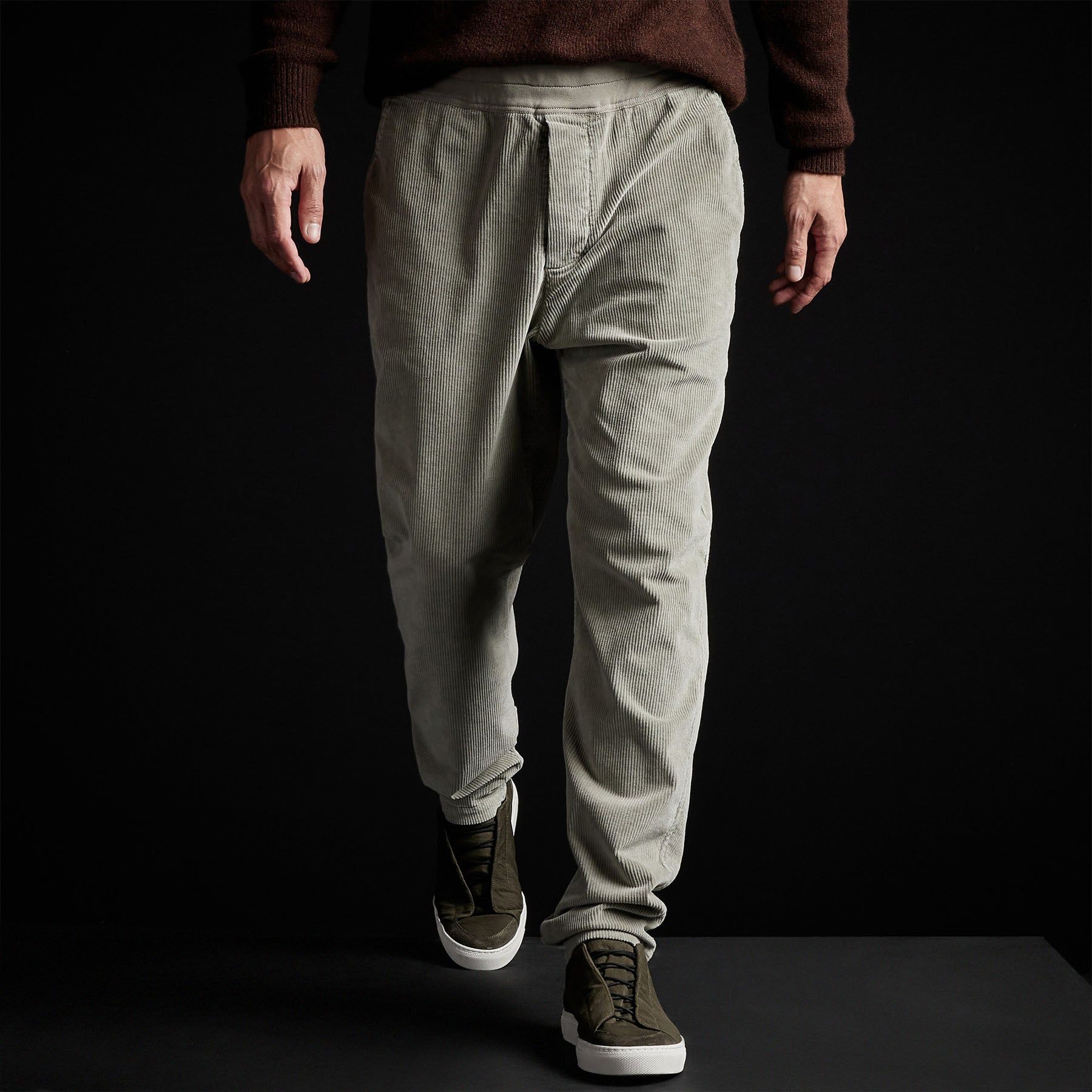Relaxed Fit Corduroy Chino - Concrete Pigment sold by James Perse product image thumbnail 3