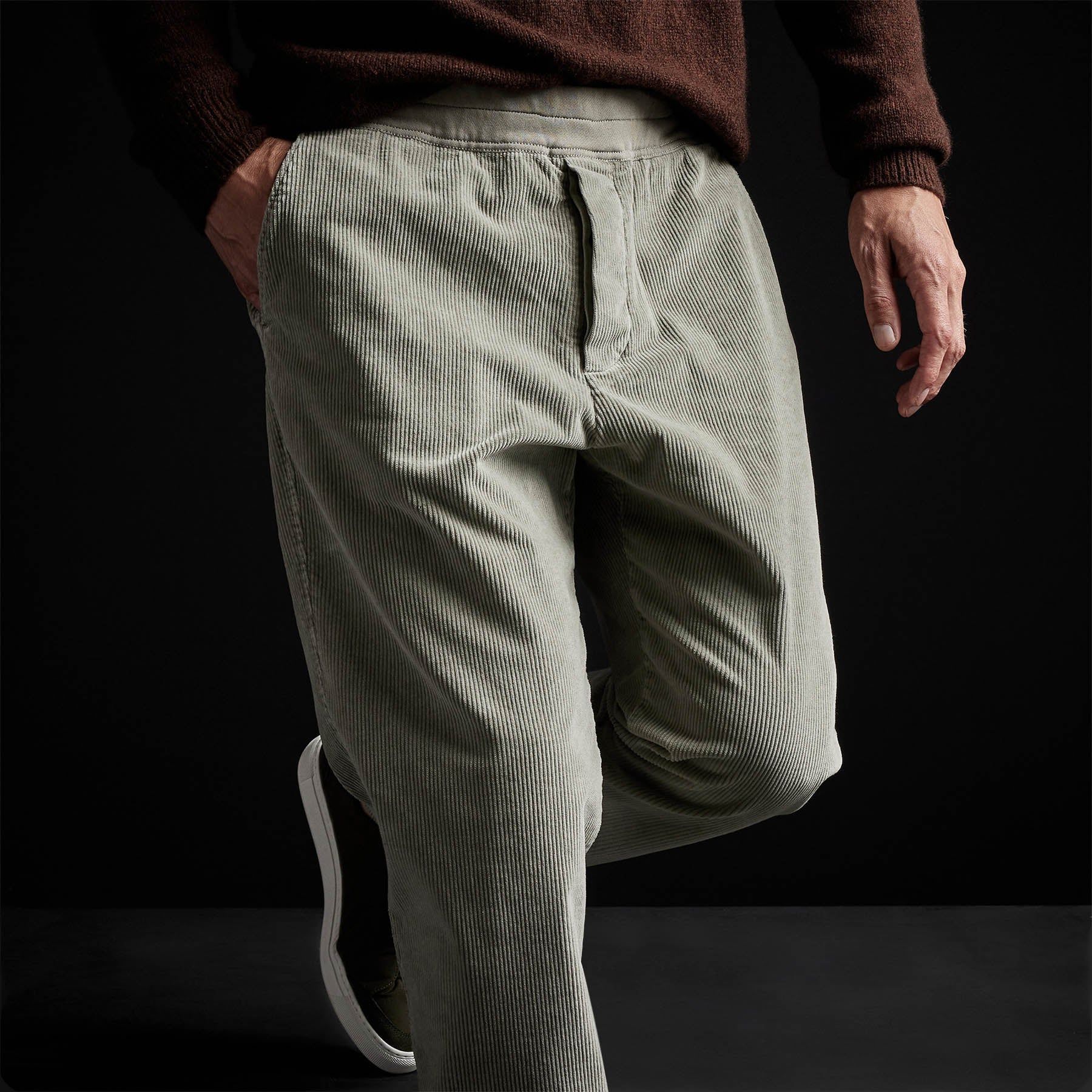 Relaxed Fit Corduroy Chino - Concrete Pigment sold by James Perse product image thumbnail 2
