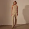 Vintage French Terry Cutoff Sweatpant - Sand Dune Pigment sold by James Perse