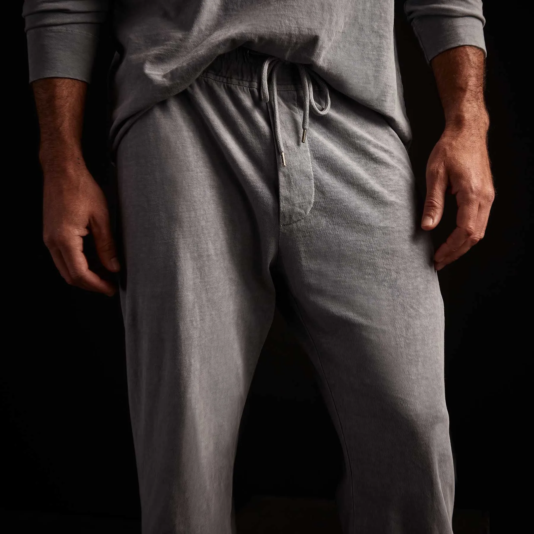 High Twist Jersey Pant - Arsenic Pigment sold by James Perse