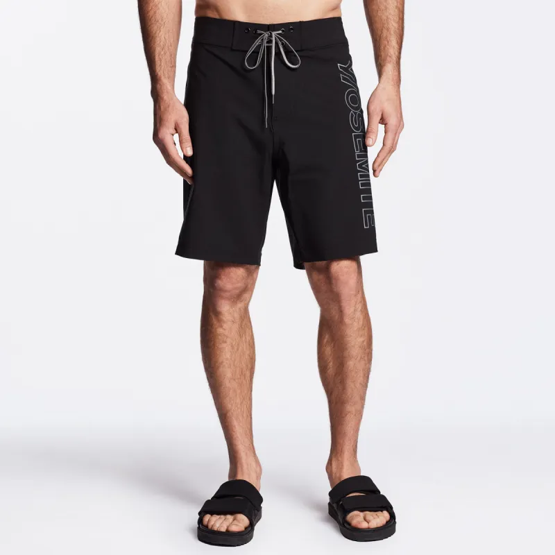 Y/OSEMITE Graphic Boardshort - Black sold by James Perse