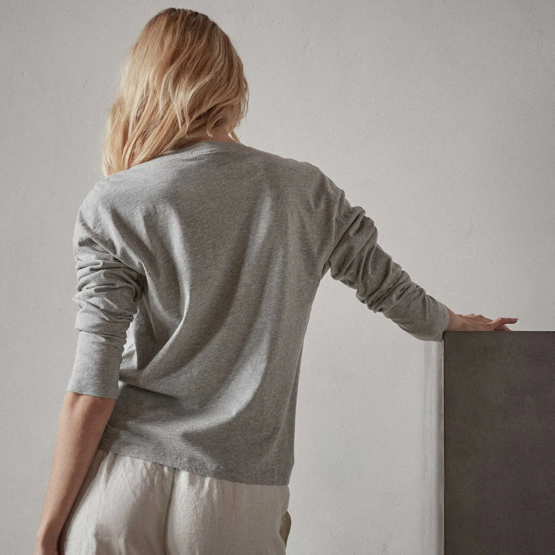 Vintage Boxy Tee - Heather Grey sold by James Perse product image thumbnail 4