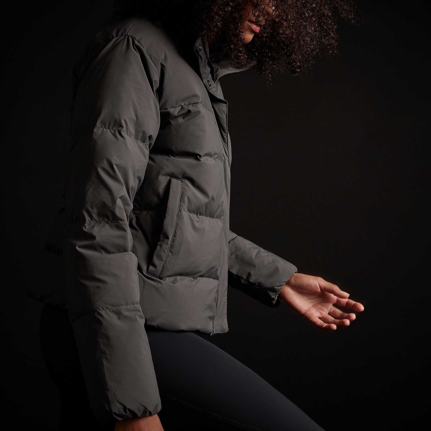 Puffer Jacket - Graphite sold by James Perse
