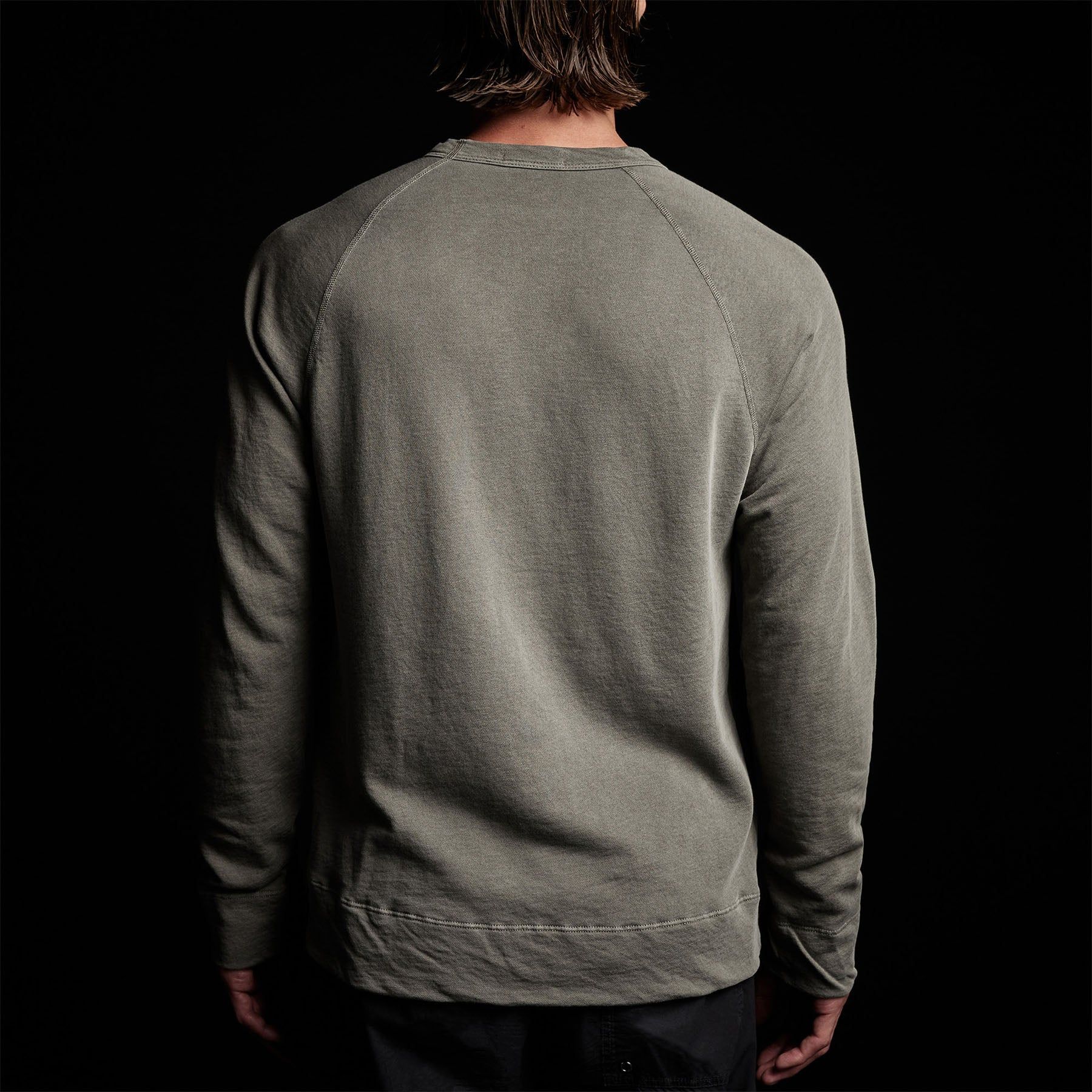 Vintage French Terry Sweatshirt - River Rock Pigment sold by James Perse product image thumbnail 3