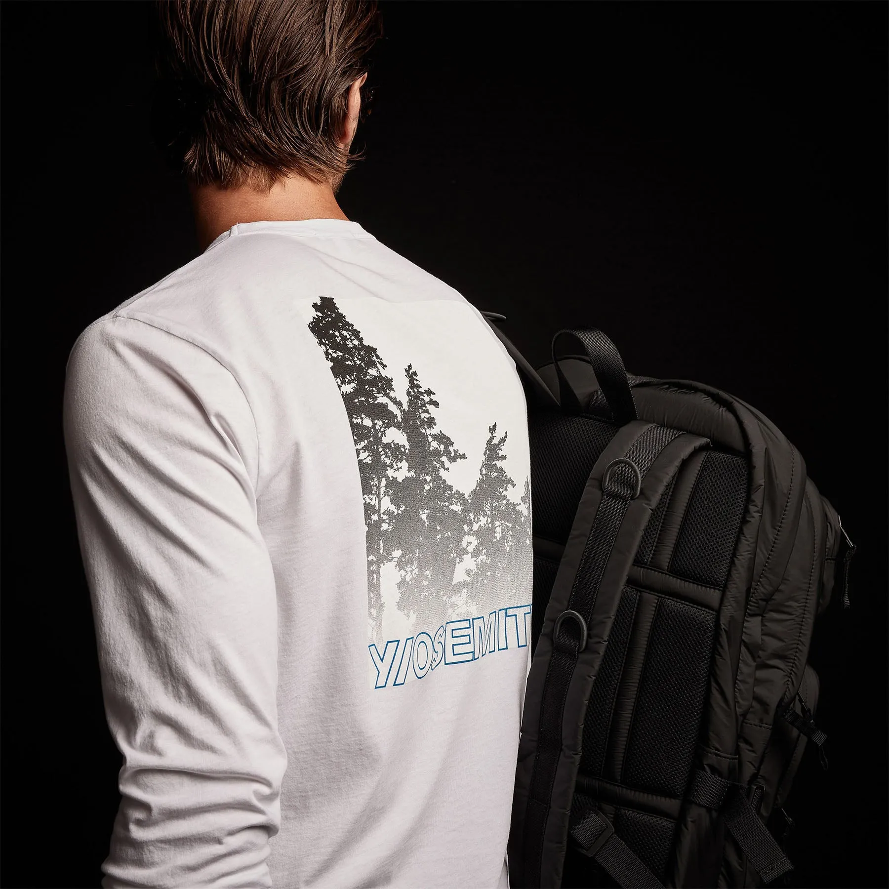 Mountain Terrain Graphic Tee - White sold by James Perse product image thumbnail 2